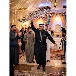 Black White Chevron Coin Fringe Sash Belt Traditional Middle Eastern Belly Dance